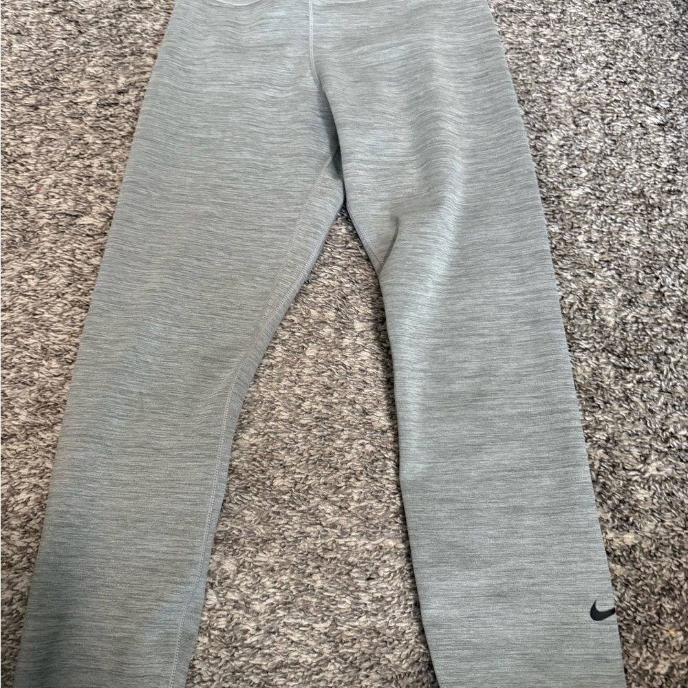 Nike Kids Heather Gray Leggings